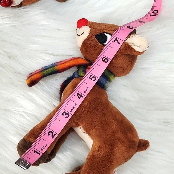 Christmas Rudolph the Red Nosed Sings Reindeer Stocking Stuffer Stuffed Animal - Picture 11 of 15